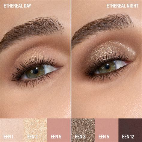 Completed eye makeup look featuring the Ethereal Eyes palette