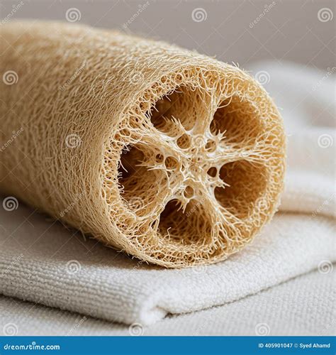 Infographic comparing the texture of a loofah sponge to human skin, highlighting its exfoliating properties.