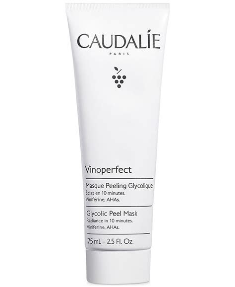 Product shot of Caudalie's Vinoperfect Glycolic Peel Mask and Night Cream