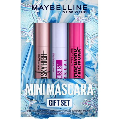 Product shot of the Maybelline New York Limited Edition Holiday Kit - Sky High Mascara Duo, highlighting the two mascara tubes