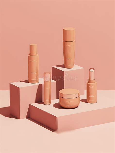 Illustration of various skincare products arranged elegantly, suitable for a gift guide.