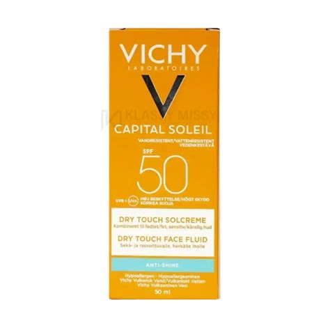 Swatches showing the texture and finish of Vichy Capital Soleil Mattifying Face Fluid SPF50