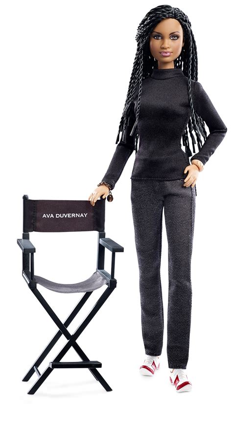 A Barbie doll modeled after director Ava DuVernay.