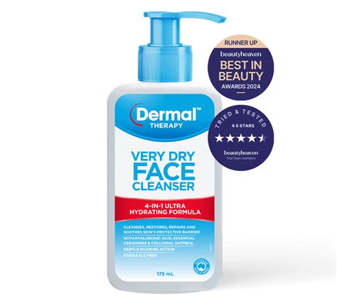 Product shot of Dermal Therapy Very Dry Face Cleanser