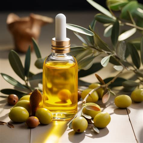 Close-up image of various plant oils and squalane, highlighting their natural origins.