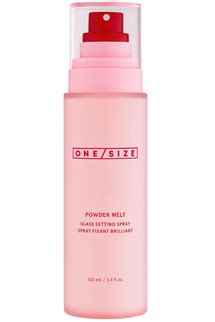 One Size by Patrick Starrr Setting Spray bottle with a matte makeup finish