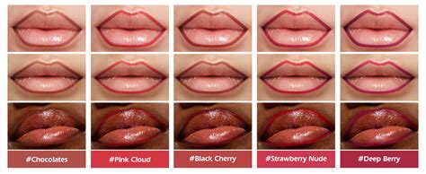 Close-up of lips with a thick layer of peel-off lip stain applied