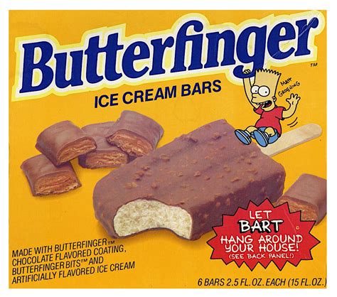 A scoop of Butterfinger ice cream with visible candy bar pieces