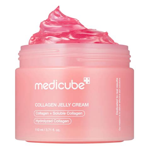 Collage of various collagen cream product packaging.