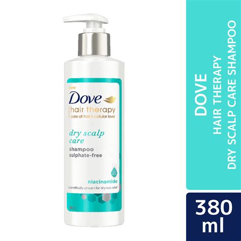 Packaging of Dove Hair Therapy Dry Scalp Care Shampoo