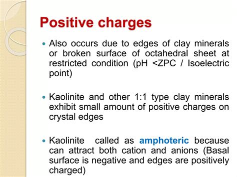 Infographic explaining the positive and negative charges of impurities and clay, illustrating the absorption process.