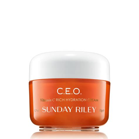 Close-up of Sunday Riley C.E.O. Vitamin C Rich Hydration Cream texture