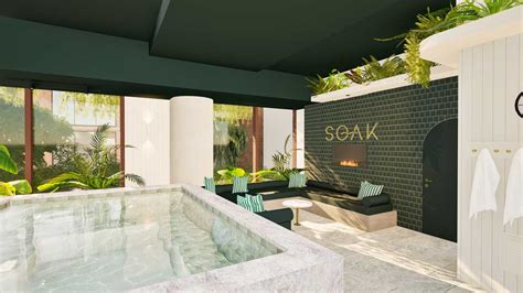 Interior shot of a private suite at Soak Haus Scalp Spa, highlighting the tranquil and luxurious ambiance.