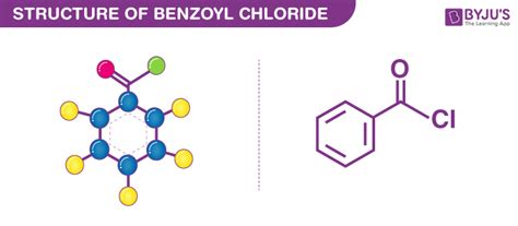 Chemical structure of benzoyl chloride