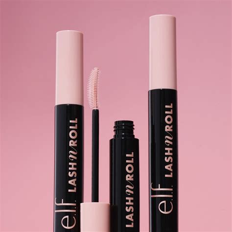 Collage of popular E.L.F. eye makeup products like Liquid Metallic Eyeshadow and Lash ‘N Roll Mascara