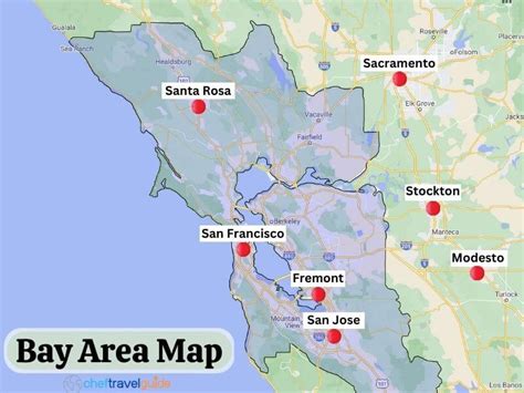Map highlighting Oakland and surrounding Bay Area locations where makeup artists are available.