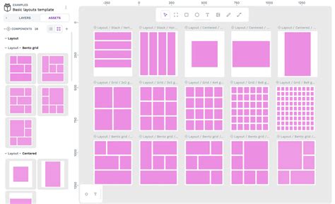 Examples of festive grid layouts for Christmas collages, including shapes like gifts, lights, and snowflakes.