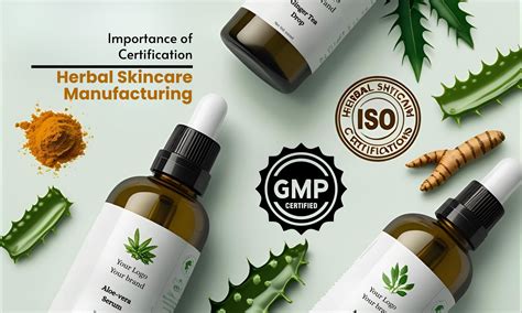 Diagram showing the importance of certifications and compliance in skincare manufacturing