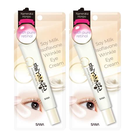 Close-up of the Sana eye cream texture, showing its thick yet spreadable consistency.
