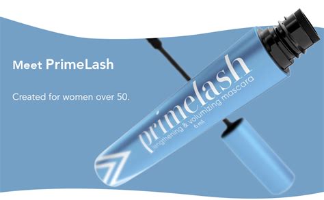 Product shot of Prime Prometics PrimeLash Mascara tube and wand