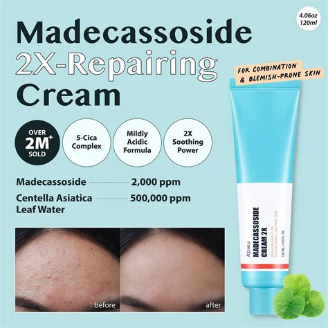 A visual representation of the 4-step A'pieu Madecassoside Kit, showing each product.