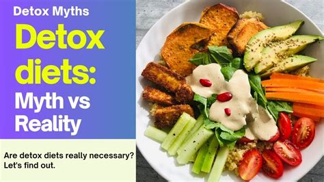 Infographic illustrating common claims associated with detox diets and their potential reality.