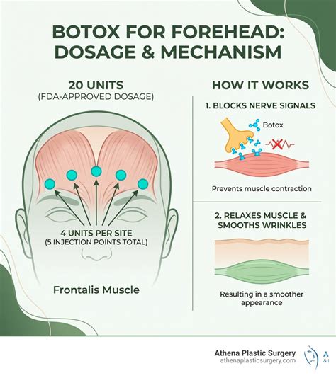 Diagram showing how Botox blocks nerve signals to muscles