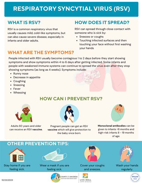 Infographic comparing RSV symptoms in infants, children, and adults, highlighting potential differences and severity.