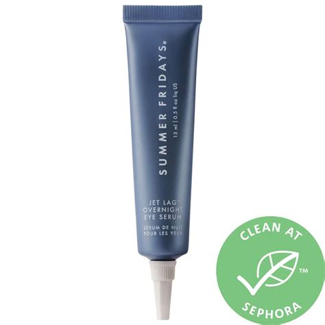 Product shot of Summer Fridays Jet Lag Overnight Eye Serum