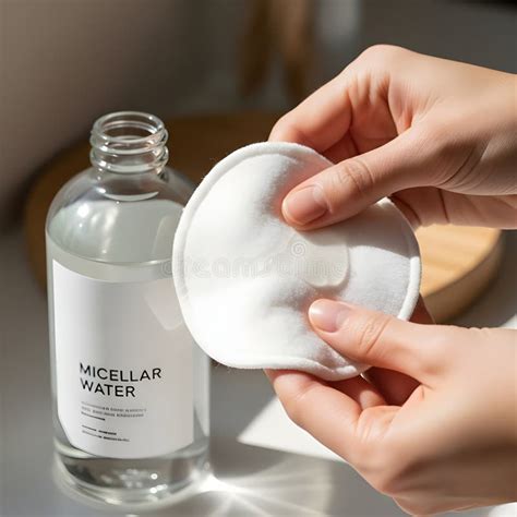 Infographic demonstrating the three methods of applying micellar water: hands, cotton pad, microfiber cloth.
