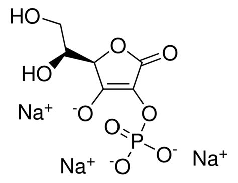 Chemical structure of Sodium Ascorbyl Phosphate