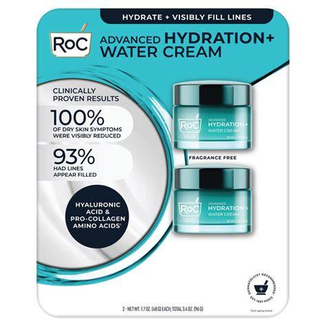 Close-up of the eye area showing subtle improvements in brightness and hydration after using the RoC eye cream.