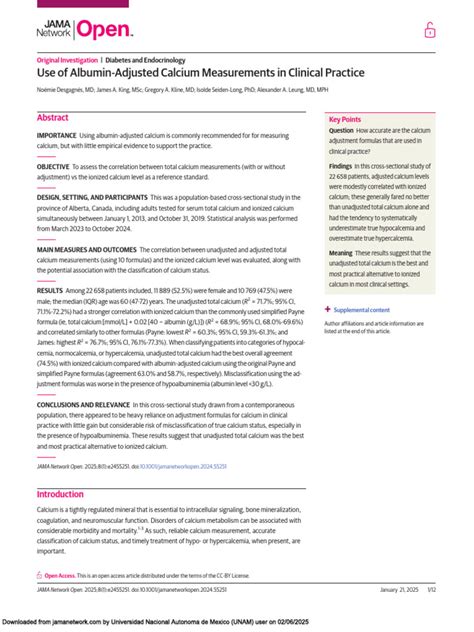 Infographic comparing the accuracy of unadjusted total calcium, albumin-adjusted calcium, and ionized calcium in different patient groups.