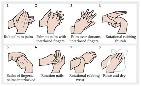 A visual guide demonstrating the circular rubbing motion for exfoliation after spraying the foot spray.