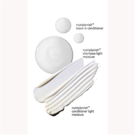 Infographic illustrating the dual action of the Nutriplenish conditioner: internal hydration and external moisture sealing.