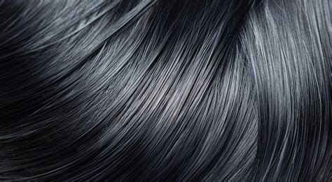 Close-up of healthy, shiny men's hair.