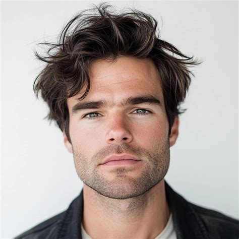 A man with tousled, textured hair.