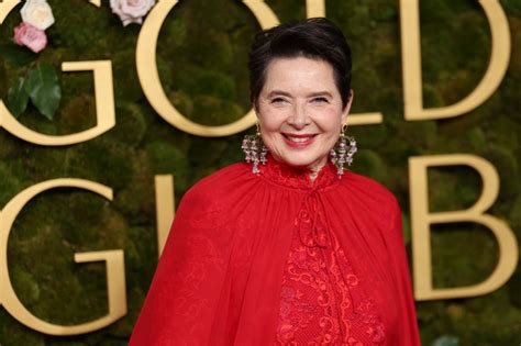 Isabella Rossellini looking radiant at a recent event, showcasing her signature style.