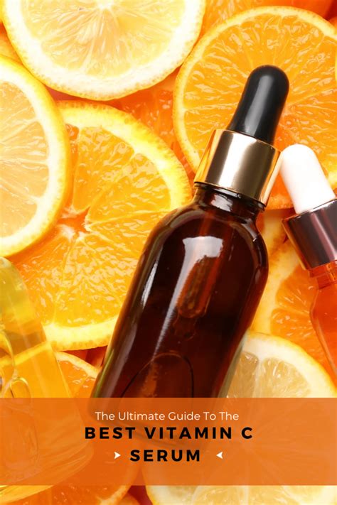 Collage of top-rated vitamin C body serum bottles