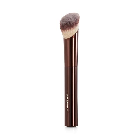 Hourglass Ambient Soft Glow Foundation Brush showcasing its angled head