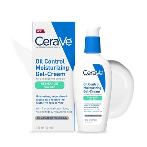 Product packaging of CeraVe Oil Control Moisturizing Gel Cream