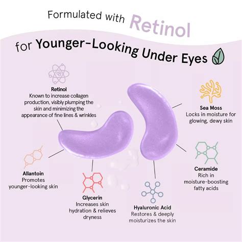 Infographic comparing the benefits of traditional under-eye masks versus retinol eye masks, highlighting wrinkle reduction as a key differentiator.