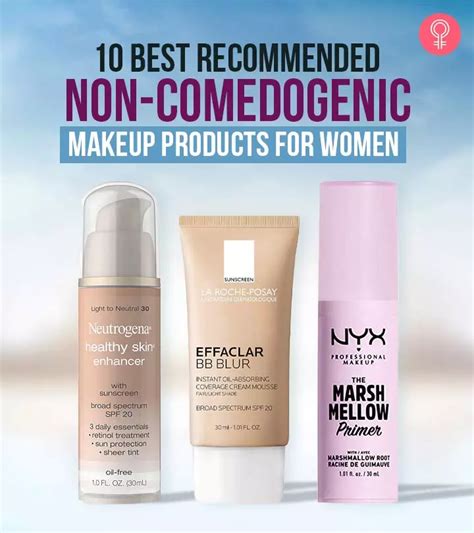 comparison of comedogenic vs. non-comedogenic makeup products