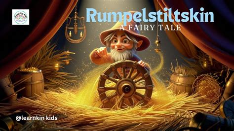 A visual representation of Rumpelstiltskin's name being revealed, perhaps through a song or a hidden scroll.