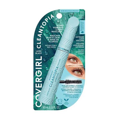 Product shot of CoverGirl Lash Blast Cleantopia Mascara in its packaging