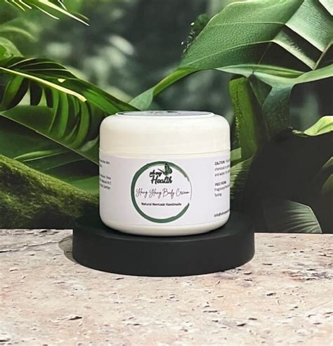 Image of luxurious body cream with natural ingredients