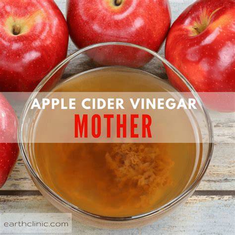 Close-up image of organic apple cider vinegar with 