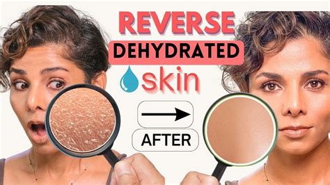 Split image showing a close-up of clean, hydrated skin and another showing makeup being effectively removed by a cleansing balm.