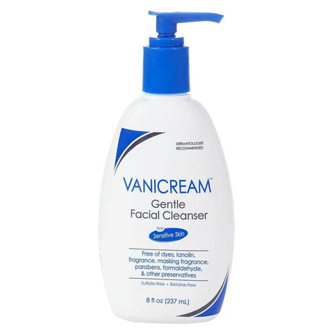 Product shot of Vanicream Gentle Facial Cleanser.