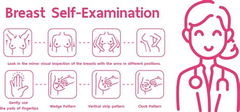 Illustration demonstrating how to perform a self-examination of the vulva.